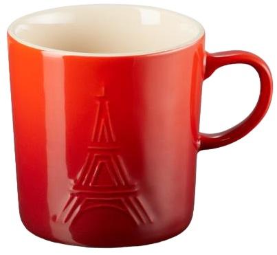 Caneca Eiffel 350ml (Cereja) - LE CREUSET