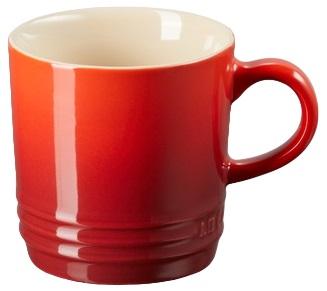 Chávena Mediana em Cerâmica de Grés (Cereja) - LE CREUSET