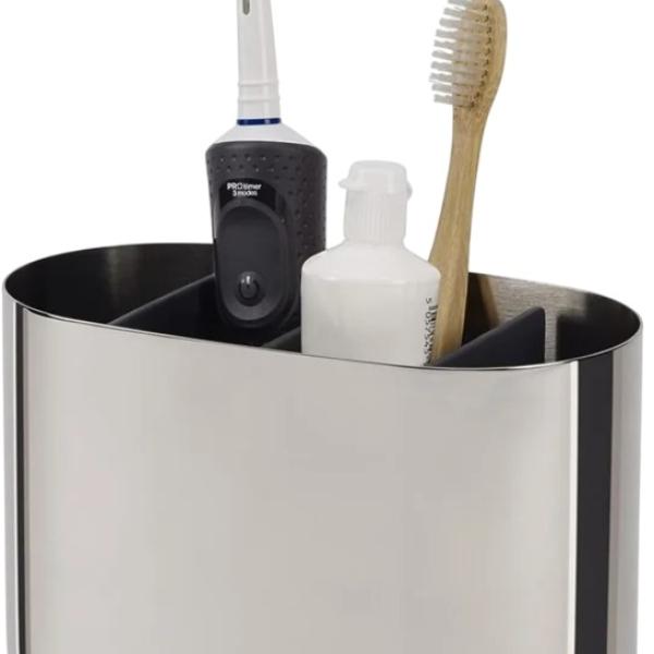 Suporte de Escova de Dentes Easystore (Inox) - JOSEPH JOSEPH