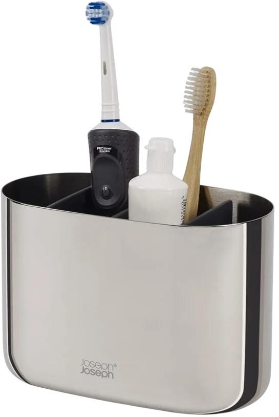 Suporte de Escova de Dentes Easystore (Inox) - JOSEPH JOSEPH