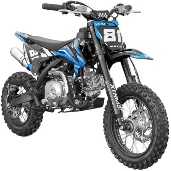 Mini Motocross Infantil 70cc 12/10 MX70 (Azul) - XTRM FACTORY 81
