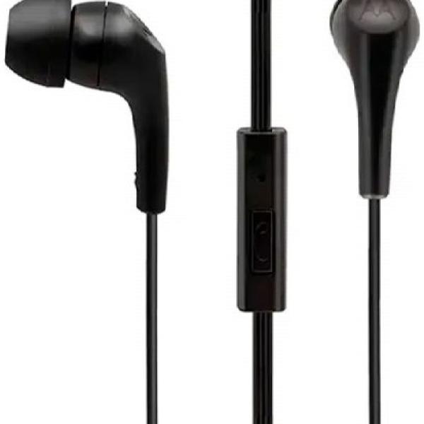 Auriculares EarBuds 2 - S c/ Fios e Microfone (Preto) - MOTOROLA