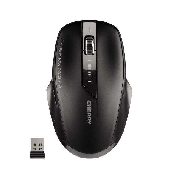 Rato Wireless CHERRY MW 2310 2.0 6 botões RF 2.4 GHz receptor sem fio USB
