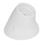 Suporte de Lampada E27 c/ Base PC Inclinado (Branco) - GSC
