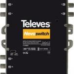 Multiswitch NevoSwitch 5 Entradas QUAD - 12 Saídas - TELEVES