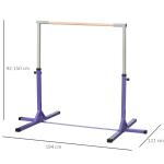 Barra de Ginástica para Crianças com Altura Ajustável 92 - 150 cm Barra Horizontal de Ginástica 194x121x150 cm Roxo