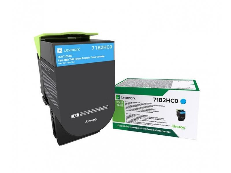 Toner Cyan Elevada Capacidade com Programa Retorno CS/CX 317,417,517 3.500 Pág.