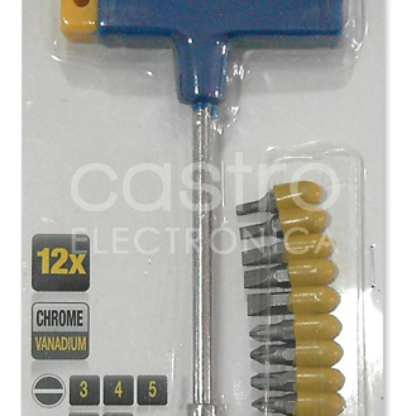 Chave com Punho T + 12 Bits - KINZO