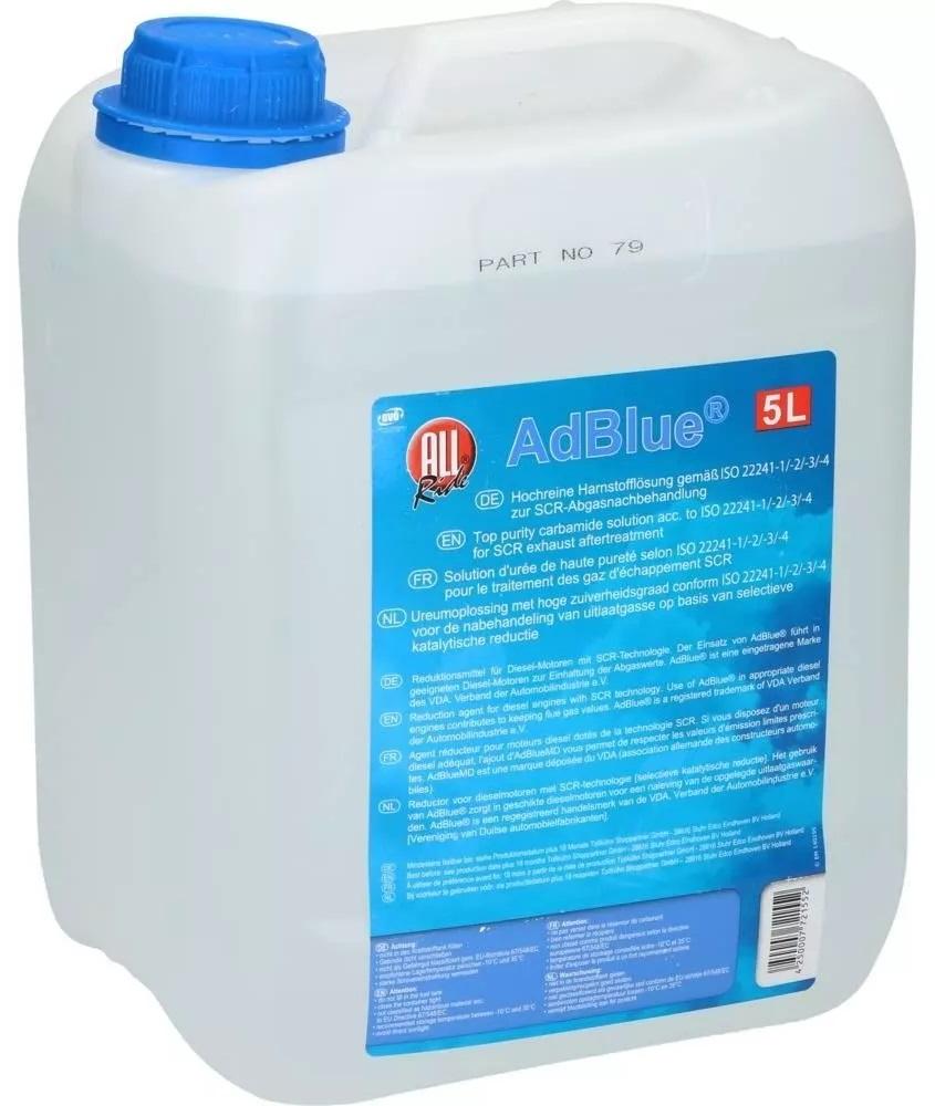 Garrafão de Aditivo AdBlue p/ Redução CO2 Motores Diesel (5L) - ALL Ride