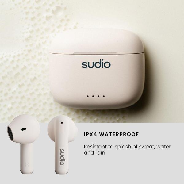 Auriculares in Ear Bluetooth Sudio A1 True Wireless Branco