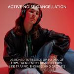 Fones de Ouvido de Tiaras Urbanista Valencia Preto Midnight black