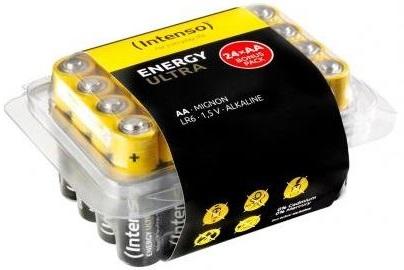 Pack 24x Pilhas Alcalinas LR6 AA - INTENSO