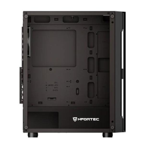 Caixa Semitorre ATX Nfortec NF-CS-AZIR-B Preto