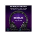 Auriculares com microfone Newskill NS-HS-SOBEK-71 Preto