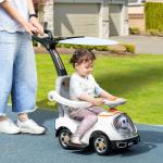 Carro Andador para Crianças 12 - 36 Meses com Espaço de Armazenamento Design de Robot com Olhos Luminosos Música Buzina 89x44,5x84 cm Branco