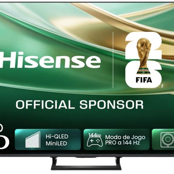 Smart TV ULED 75 Series E8S (2026) Mini LED 4K Ultra HD VIDAA (Preto) - HISENSE