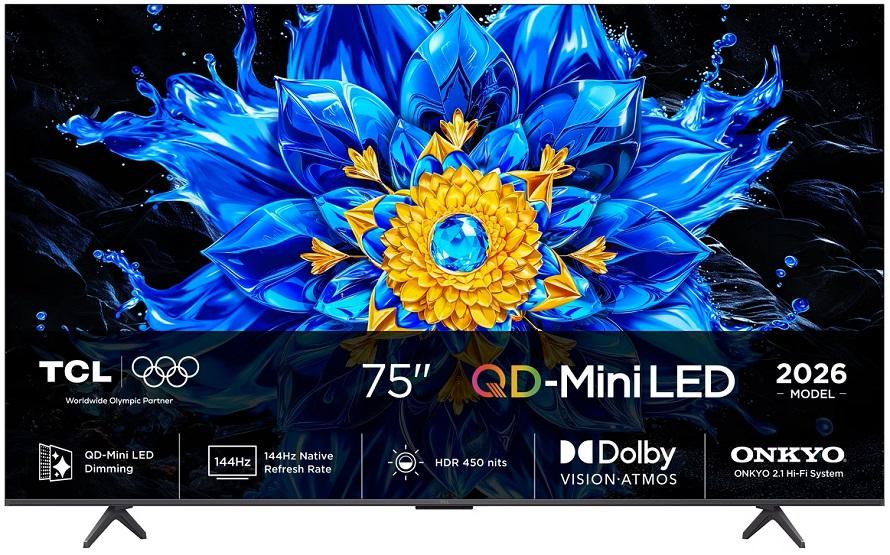 Smart TV QD - Mini LED 75 P8L Series 75P8L (2026) 4K Ultra HD Google TV - TCL