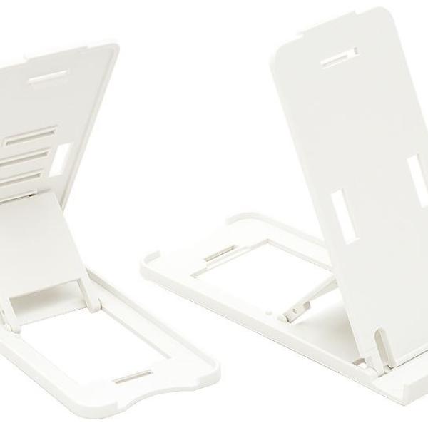 Suporte Universal de Telemóvel Ajustável (131 x 60 mm) - Branco