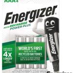 Blister 4x Pilhas Recarregáveis 1,2V 700mAh Ni - Mh - AAA - ENERGIZER Power Plus