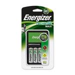 Carregador + Pilhas Recarregáveis Energizer Maxi Charger AA AAA HR6 (4 Unidades)