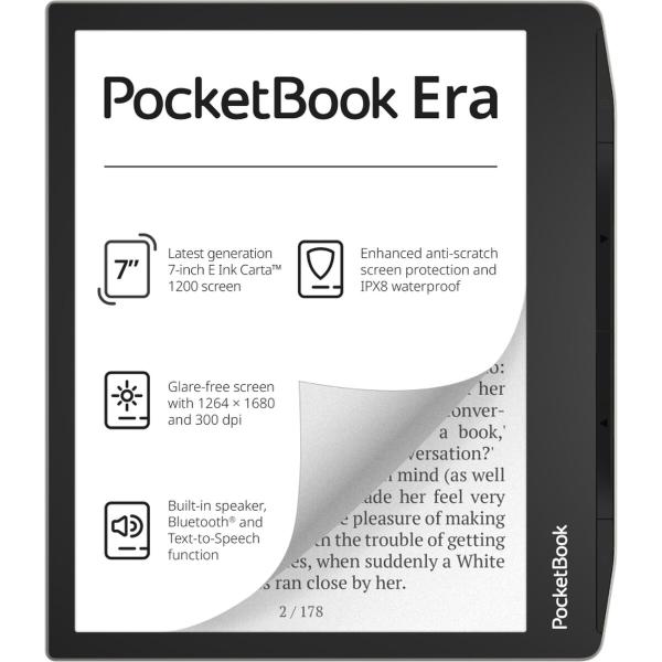 eBook PocketBook 700 Era Silver Multicolor Preto/Prateado 16 GB 7"