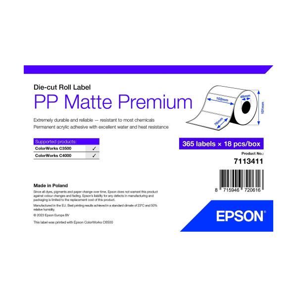 Papel para Imprimir Epson 7113411 Branco (18 Unidades)