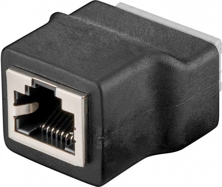 Ficha Telefone - Rede RJ45 8 Pinos Fêmea (Ligação Rápida) - GOOBAY