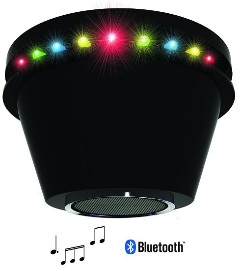 Projector Efeitos Disco 24 LEDs c/ Coluna Bluetooth 5W - PartyFunLights
