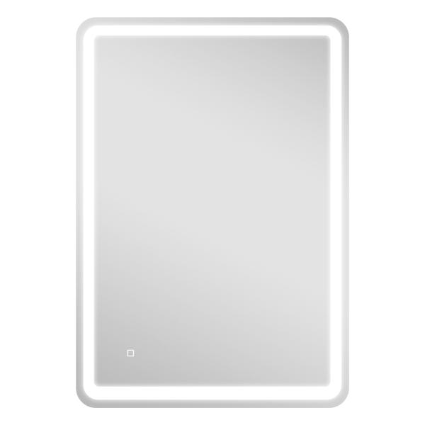 Espelho Casa de Banho com Luzes LED 70x100 cm Função Antiembaciamento 3 Temperaturas de Cor Ajustável e Função de Memória Prata