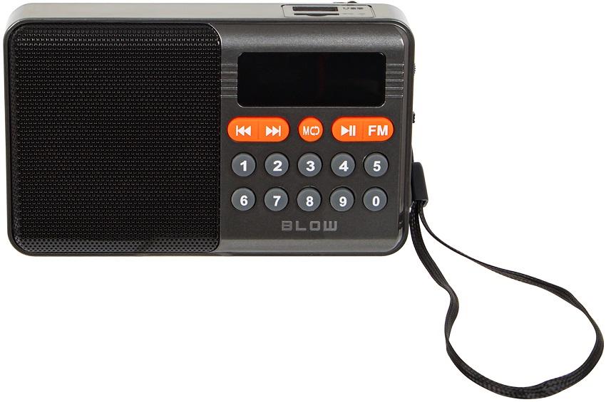 Rádio Portátil Analógico AM/FM RA18 Mini Bluetooth/USB/microSD - BLOW