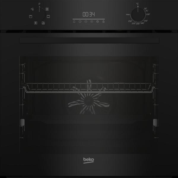 Forno de Encastre Multifuncional Série 300 72L 2400W (Preto) - BEKO