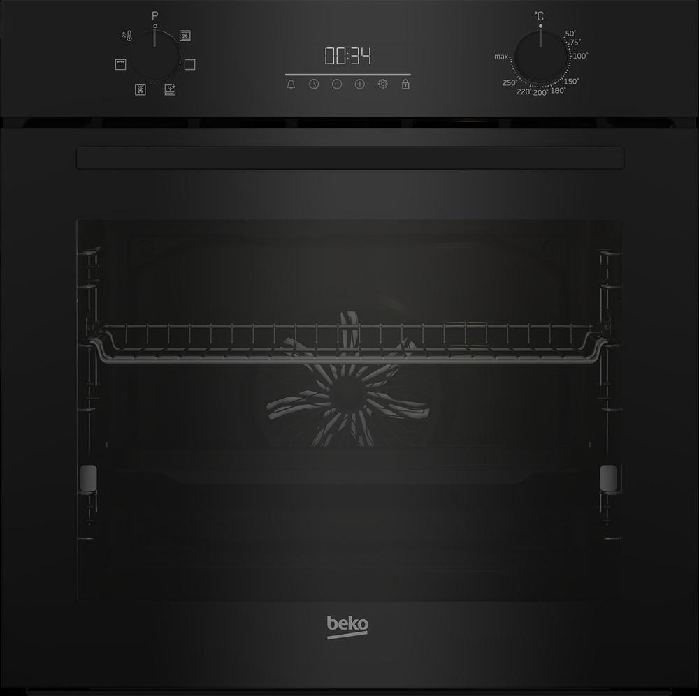 Forno de Encastre Multifuncional Série 300 72L 2400W (Preto) - BEKO