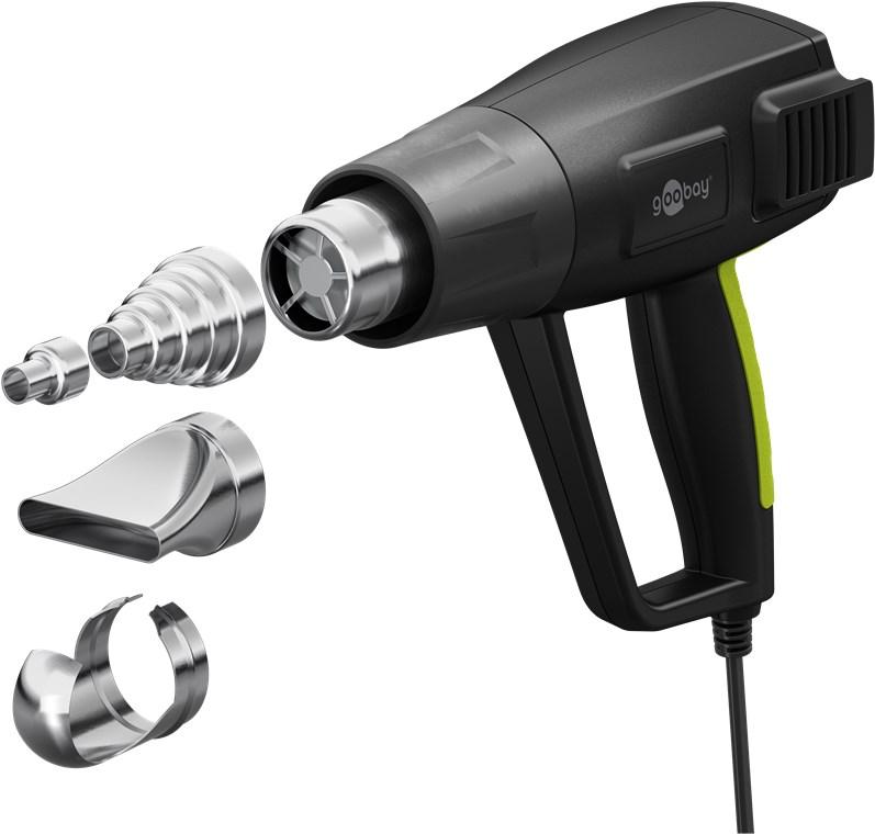 Pistola de Ar Quente Premium 1500W + Acessórios - GOOBAY