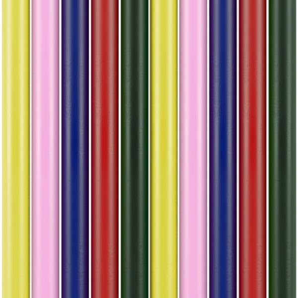 Pack 10x Tubos de Cola Quente Coloridos (Ø11 x 200 mm) - GOOBAY
