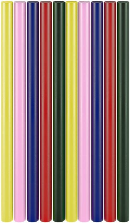 Pack 10x Tubos de Cola Quente Coloridos (Ø11 x 200 mm) - GOOBAY