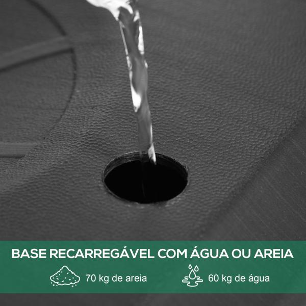 Tabela de Basquetebol com Altura Ajustável 178 - 208 cm Rodas Base Recarregável para Exterior 75x56x210 - 240 cm Amarelo e Preto