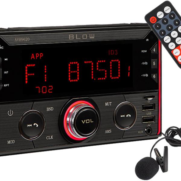 Auto Rádio 4,5 AVH - 9620 4x 60W 2DIN RDS RGB FM/USB/AUX/BLUETOOTH - BLOW