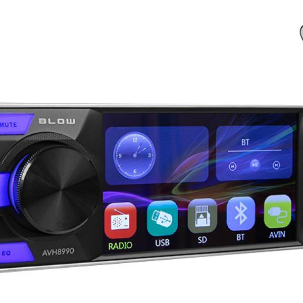 Auto Rádio 4 AVH - 8990 4x 60W MP3/WMA/WAV/OGG/APE/AAC/FLAC/BLUETOOTH - BLOW