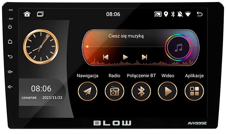 Auto Rádio 2DIN 9 AVH - 9992 Android/WiFi/GPS/CARPLAY - BLOW