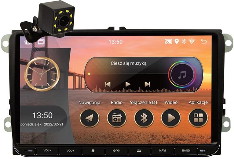 Auto Rádio 9 2DIN 4x 50W Android/WiFi/GPS/CARPLAY c/ Câmara Traseira CP02 - BLOW