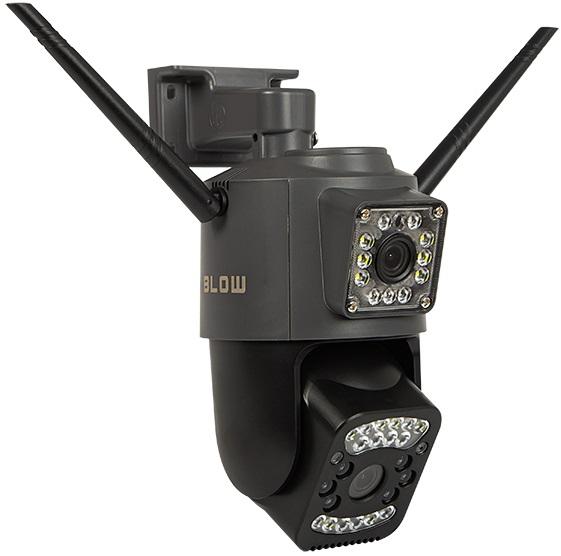 Câmara de Vigilância Wi - Fi PTZ 2MP + 2MP H - 332 - B c/ Lente Dupla Giratória - BLOW