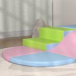 Conjunto de 6 Blocos de Espuma para Crianças de 12 - 36 Meses Brinquedo Educativo de Construção 150x100x24 cm Multicor