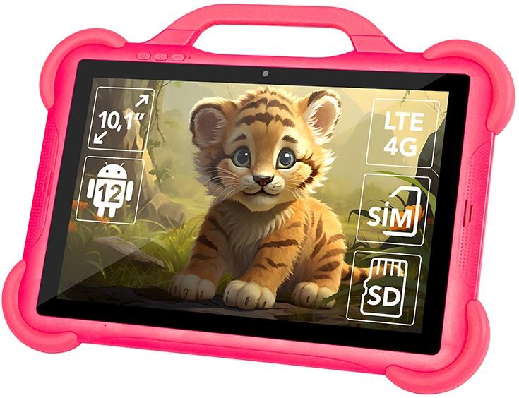 Tablet Android 10,1 KidsTAB10 4G 4GB/64GB Wi - Fi c/ Capa Rosa - BLOW