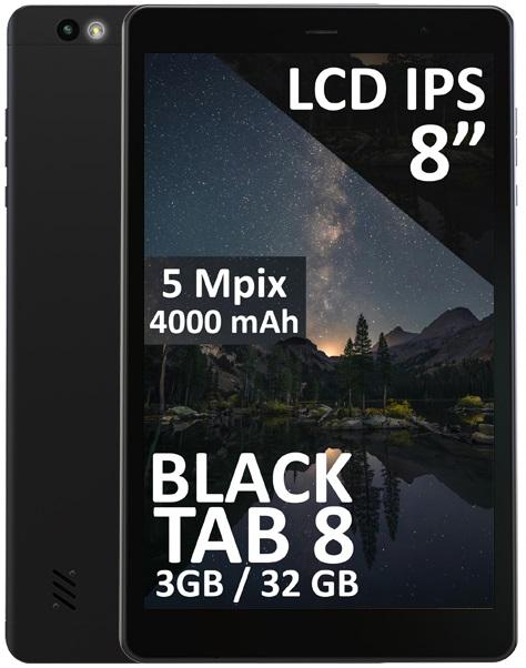 Tablet BlackTab 8 Quad - Core T310 3GB/32GB Wi - Fi 4G LTE + GPS (Preto) - BLOW