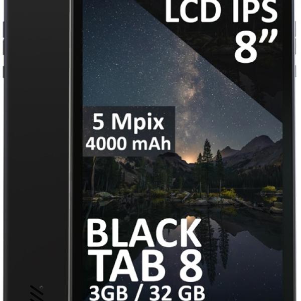 Tablet BlackTab 8 Quad - Core T310 3GB/32GB Wi - Fi 4G LTE + GPS (Preto) - BLOW