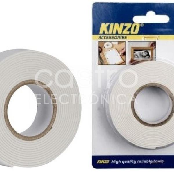 Rolo Fita Cola Dupla Face 19mm (2,3 mts) - KINZO