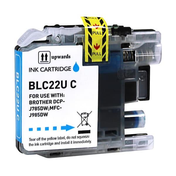 Tinteiro Compatível Brother LC22U Substitui LC22UCBP Azul — Recondicionado