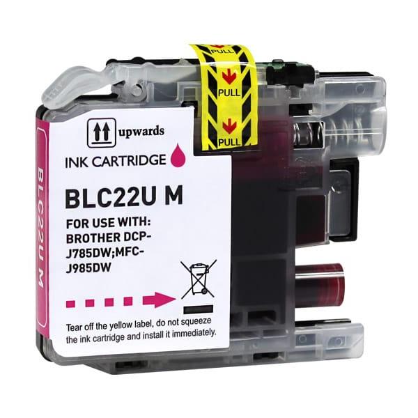 Tinteiro Compatível Brother LC22U Substitui LC22UMBP Magenta — Recondicionado