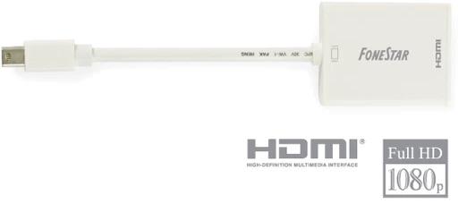 Conversor Mini DisplayPort Macho - HDMI Femea