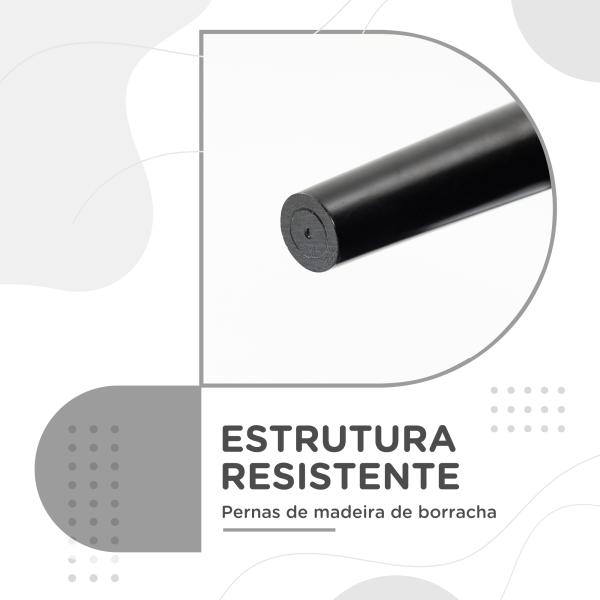 Banco de Pé de Cama Estofado em Linho Sintético com Pés de Madeira Braços e Assento Acolchoado Cinzento Escuro